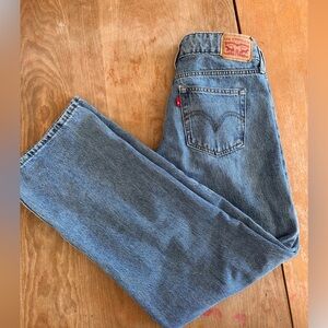 Levi's Superlow Blue Wide Leg Jeans